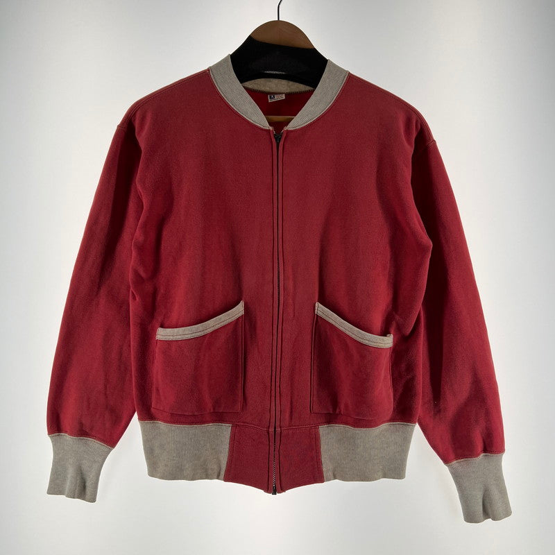 【中古品】【メンズ】 JOE MCCOY ジョーマッコイ JACKET ジャケットジップアップスウェット 145-260619-ny-08-fuzh サイズ：M カラー：ピンク 万代Net店