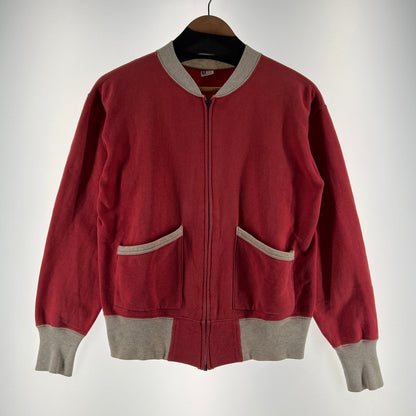 【中古品】【メンズ】 JOE MCCOY ジョーマッコイ JACKET ジャケットジップアップスウェット 145-260619-ny-08-fuzh サイズ：M カラー：ピンク 万代Net店