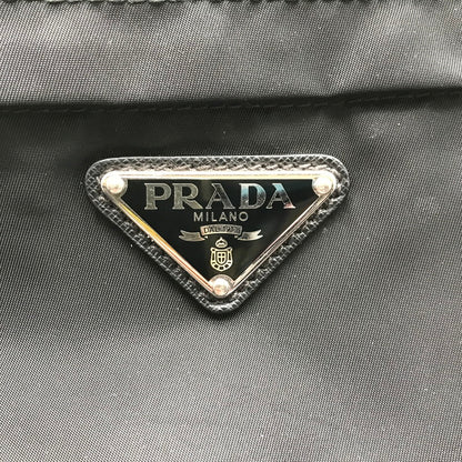 【中古品】【メンズ】 PRADA プラダ RE NYLON SHOULDER BAG BLACK ナイロンショルダーバッグ カバン カラーブラック 180-260626-ky-92-fuzh 万代Net店