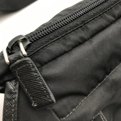 【中古品】【メンズ】 PRADA プラダ RE NYLON SHOULDER BAG BLACK ナイロンショルダーバッグ カバン カラーブラック 180-260626-ky-92-fuzh 万代Net店