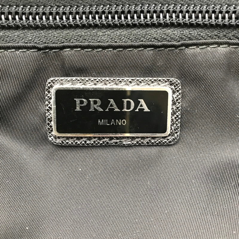 【中古品】【メンズ】 PRADA プラダ RE NYLON SHOULDER BAG BLACK ナイロンショルダーバッグ カバン カラーブラック 180-260626-ky-92-fuzh 万代Net店