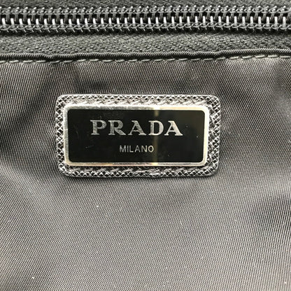 【中古品】【メンズ】 PRADA プラダ RE NYLON SHOULDER BAG BLACK ナイロンショルダーバッグ カバン カラーブラック 180-260626-ky-92-fuzh 万代Net店