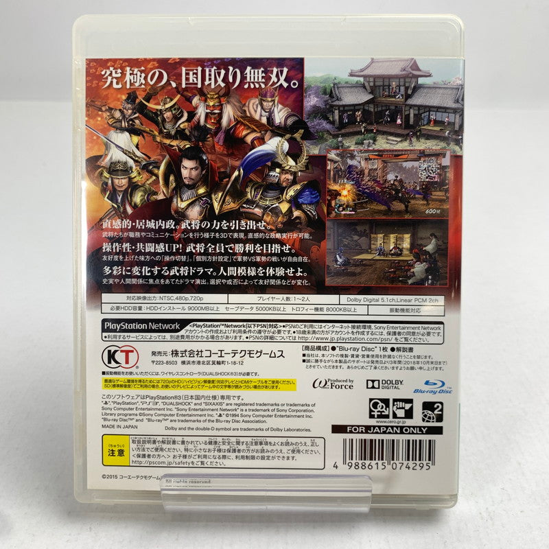 【中古品】 PS3 戦国無双4 Empires プレステ3 レトロゲーム 動作確認済 [CERO区分_B / 12歳以上対象] 023-260718-io-54-fuzh 万代Net店