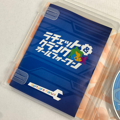 【中古品】 PS3 ラチェット＆クランク オールフォーワン プレステ3 ゲームソフト 動作確認済 取説に傷みあり [CERO区分_A / 全年齢対象商品] 023-260621-io-08-fuzh 万代Net店