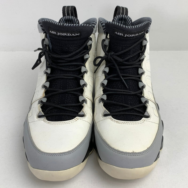 【中古品】【メンズ】 NIKE ナイキ 302370-106 AIR JORDAN 9 RETRO エアジョーダン9 レトロ BARONS WHITE SIZE:27.5cm スニーカー 靴 160-260618-ky-04-fuzh 万代Net店