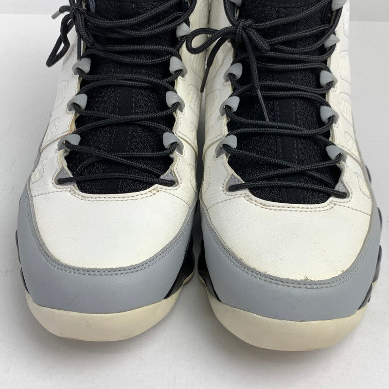 【中古品】【メンズ】 NIKE ナイキ 302370-106 AIR JORDAN 9 RETRO エアジョーダン9 レトロ BARONS WHITE SIZE:27.5cm スニーカー 靴 160-260618-ky-04-fuzh 万代Net店