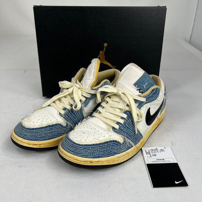 【中古品】【メンズ】 NIKE ナイキ FN7670-493 AIR JORDAN 1 LOW SE "WORLD MAKE JAPAN エア ジョーダン 1 ロー エスイー ワールド メイク ジャパン 靴 160-260619-mh-10-fuzh サイズ：27.5cm カラー：ホワイト デニム 万代Net店