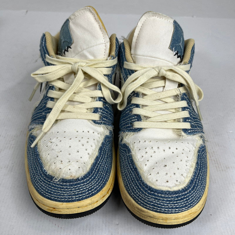 【中古品】【メンズ】 NIKE ナイキ FN7670-493 AIR JORDAN 1 LOW SE "WORLD MAKE JAPAN エア ジョーダン 1 ロー エスイー ワールド メイク ジャパン 靴 160-260619-mh-10-fuzh サイズ：27.5cm カラー：ホワイト デニム 万代Net店