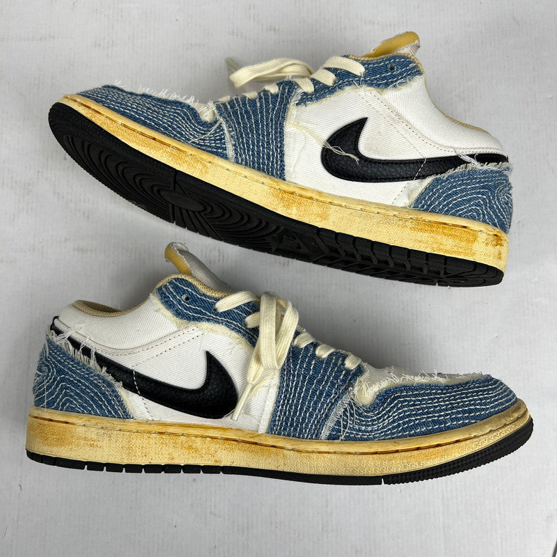 【中古品】【メンズ】 NIKE ナイキ FN7670-493 AIR JORDAN 1 LOW SE "WORLD MAKE JAPAN エア ジョーダン 1 ロー エスイー ワールド メイク ジャパン 靴 160-260619-mh-10-fuzh サイズ：27.5cm カラー：ホワイト デニム 万代Net店