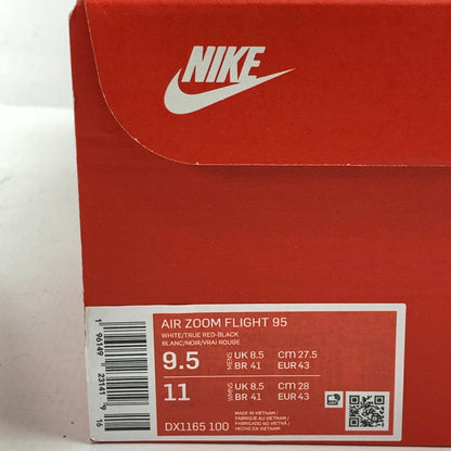 【中古品】【メンズ】 NIKE ナイキ DX1165-100 AIR ZOOM FLIGHT 95 エアズームフライト 95 カラーRED.WHITE SIZE:27.5cm 箱付属 スニーカー 靴 160-260618-ky-10-fuzh 万代Net店