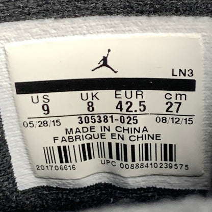 【中古品】【メンズ】 NIKE ナイキ305381-025 AIR JORDAN 8 RETRO エアジョーダン8 レトロ ”AQUA" カラー BLACK SIZE:27.0 スニーカー 靴 160-260618-ky-07-fuzh 万代Net店