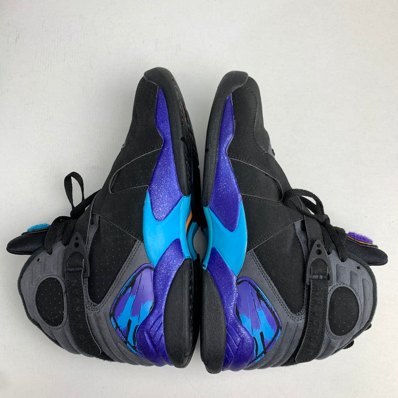 【中古品】【メンズ】 NIKE ナイキ305381-025 AIR JORDAN 8 RETRO エアジョーダン8 レトロ ”AQUA" カラー BLACK SIZE:27.0 スニーカー 靴 160-260618-ky-07-fuzh 万代Net店