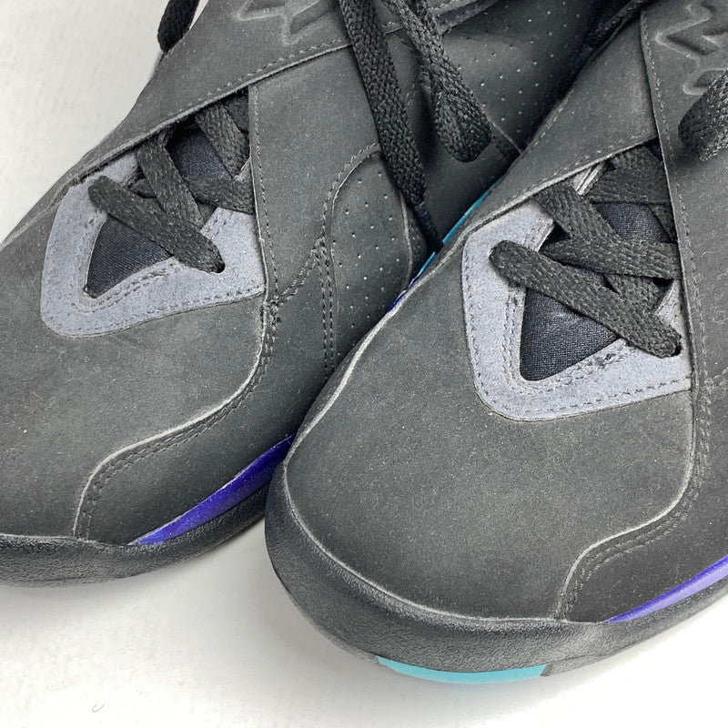 【中古品】【メンズ】 NIKE ナイキ305381-025 AIR JORDAN 8 RETRO エアジョーダン8 レトロ ”AQUA" カラー BLACK SIZE:27.0 スニーカー 靴 160-260618-ky-07-fuzh 万代Net店