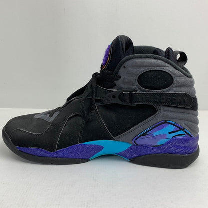 【中古品】【メンズ】 NIKE ナイキ305381-025 AIR JORDAN 8 RETRO エアジョーダン8 レトロ ”AQUA" カラー BLACK SIZE:27.0 スニーカー 靴 160-260618-ky-07-fuzh 万代Net店