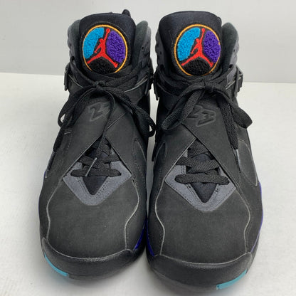 【中古品】【メンズ】 NIKE ナイキ305381-025 AIR JORDAN 8 RETRO エアジョーダン8 レトロ ”AQUA" カラー BLACK SIZE:27.0 スニーカー 靴 160-260618-ky-07-fuzh 万代Net店