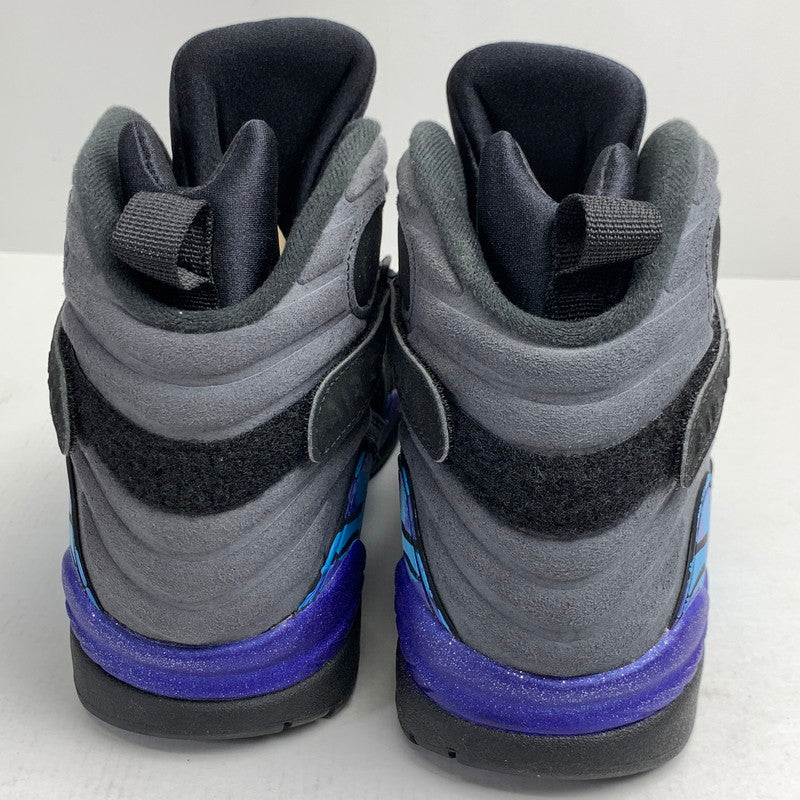 【中古品】【メンズ】 NIKE ナイキ305381-025 AIR JORDAN 8 RETRO エアジョーダン8 レトロ ”AQUA" カラー BLACK SIZE:27.0 スニーカー 靴 160-260618-ky-07-fuzh 万代Net店