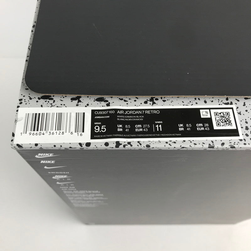 【中古品】【メンズ】 NIKE ナイキ CU9307-160 AIR JORDAN 7 RETRO エアジョーダン7 レトロ "WHITE INFRARED" カラー WHITE SIZE:27.5cm 靴 スニーカー 160-260618-ky-16-fuzh 万代Net店