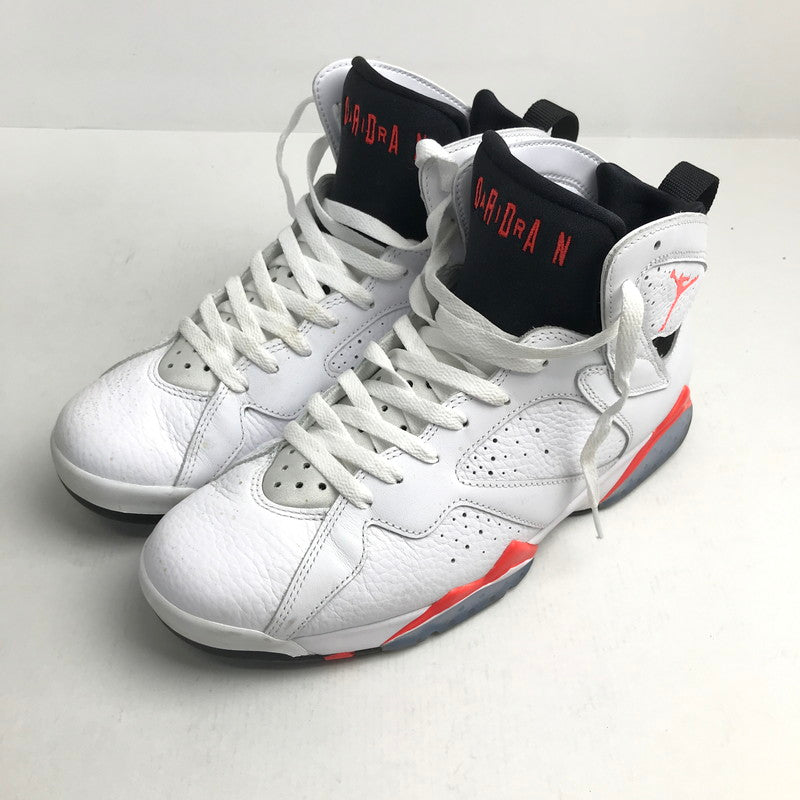 【中古品】【メンズ】 NIKE ナイキ CU9307-160 AIR JORDAN 7 RETRO エアジョーダン7 レトロ "WHITE INFRARED" カラー WHITE SIZE:27.5cm 靴 スニーカー 160-260618-ky-16-fuzh 万代Net店
