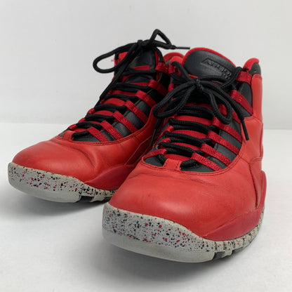 【中古品】【メンズ】 NIKE ナイキAIR JORDAN 10 RETRO エアジョーダン10 レトロ 30TH カラー RED SIZE:27.5cm 705178-601 スニーカー 靴 160-260618-ky-01-fuzh 万代Net店