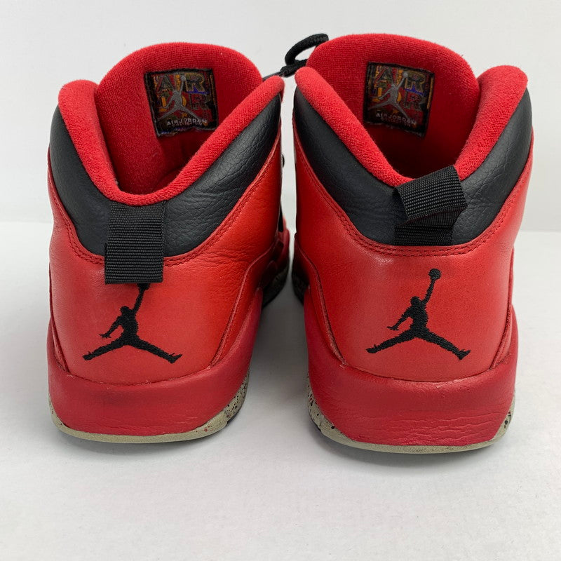 【中古品】【メンズ】 NIKE ナイキAIR JORDAN 10 RETRO エアジョーダン10 レトロ 30TH カラー RED SIZE:27.5cm 705178-601 スニーカー 靴 160-260618-ky-01-fuzh 万代Net店