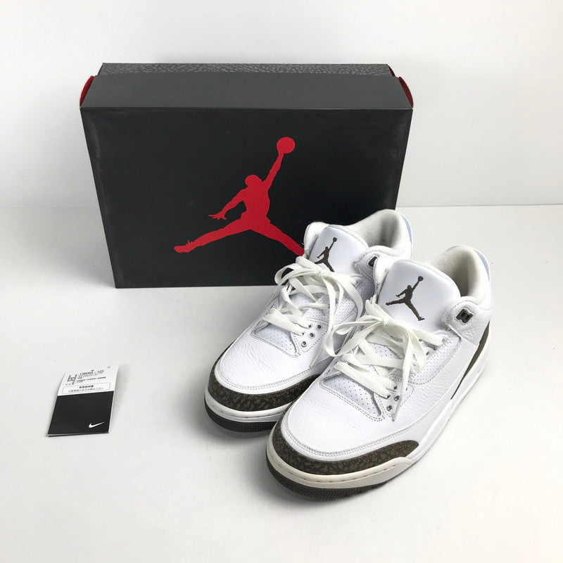 【中古品】【メンズ】 NIKE ナイキ AIR JORDAN 3 RETRO エアジョーダン3 レトロ 136064-122 DARK MOCHA-CHROME カラー WHITE SIZE:27.5cm スニーカー 靴 160-260618-ky-14-fuzh 万代Net店