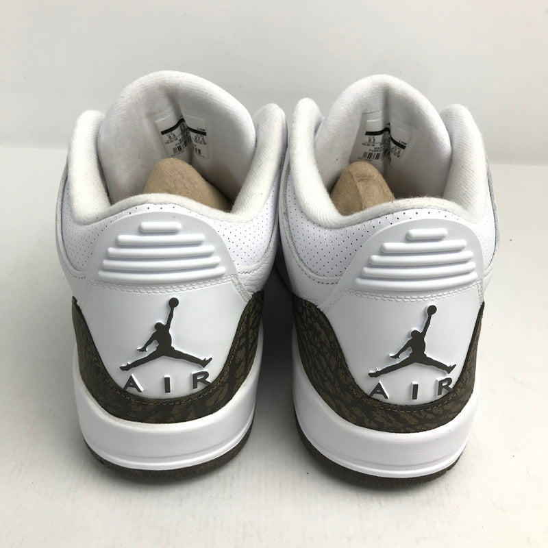 【中古品】【メンズ】 NIKE ナイキ AIR JORDAN 3 RETRO エアジョーダン3 レトロ 136064-122 DARK MOCHA-CHROME カラー WHITE SIZE:27.5cm スニーカー 靴 160-260618-ky-14-fuzh 万代Net店