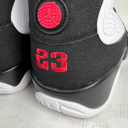 【中古美品】【メンズ】 NIKE ナイキ 302370-112 AIR JORDAN ９ RETRO エア ジョーダン 9 レトロ スニーカー 靴 160-260619-mh-14-fuzh サイズ：27.5cm カラー：ホワイト ブラック 万代Net店