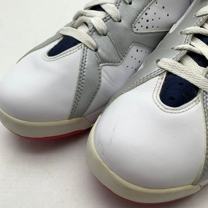 【中古品】【メンズ】 NIKE ナイキ 304775-135 AIR JORDAN 7 RETRO AJ7 OLYMPIC WHITE SIZE:27.5cm 黒タグ.箱付属 スニーカー 靴 汚れ・一部べたつきあり 160-260621-io-03-fuzh 万代Net店