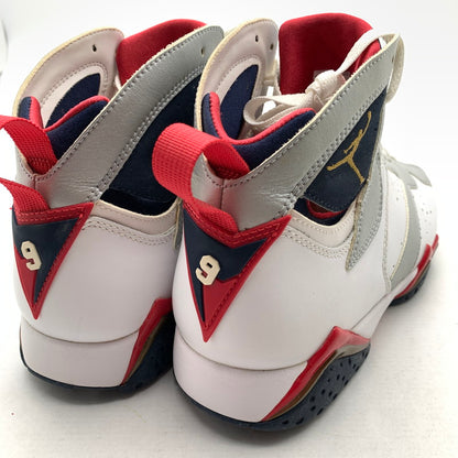 【中古品】【メンズ】 NIKE ナイキ 304775-135 AIR JORDAN 7 RETRO AJ7 OLYMPIC WHITE SIZE:27.5cm 黒タグ.箱付属 スニーカー 靴 汚れ・一部べたつきあり 160-260621-io-03-fuzh 万代Net店