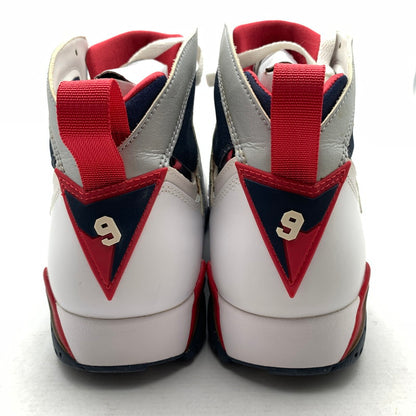 【中古品】【メンズ】 NIKE ナイキ 304775-135 AIR JORDAN 7 RETRO AJ7 OLYMPIC WHITE SIZE:27.5cm 黒タグ.箱付属 スニーカー 靴 汚れ・一部べたつきあり 160-260621-io-03-fuzh 万代Net店