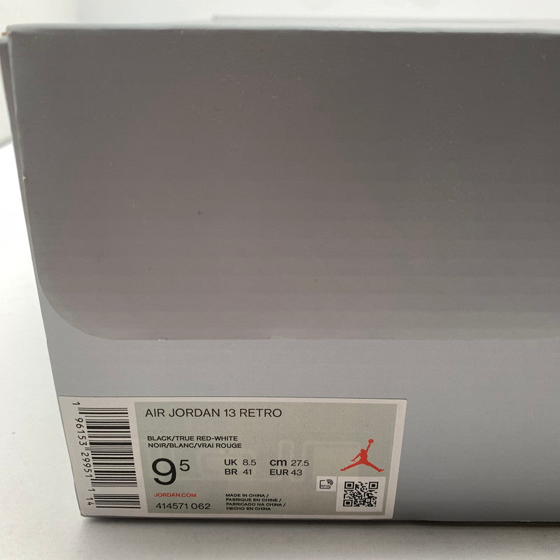 【中古美品】【メンズ】 NIKE ナイキ 414571-062 AIR JORDAN 13 RETRO "PLAYOFFS" BLACK SIZE:27.5cm 黒タグ.箱付属 スニーカー 靴 160-260621-io-02-fuzh 万代Net店