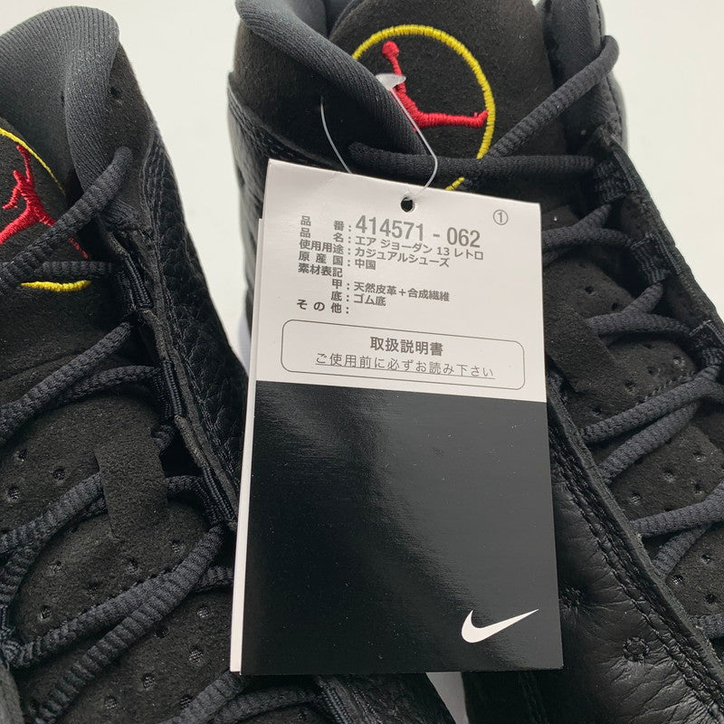 【中古美品】【メンズ】 NIKE ナイキ 414571-062 AIR JORDAN 13 RETRO "PLAYOFFS" BLACK SIZE:27.5cm 黒タグ.箱付属 スニーカー 靴 160-260621-io-02-fuzh 万代Net店