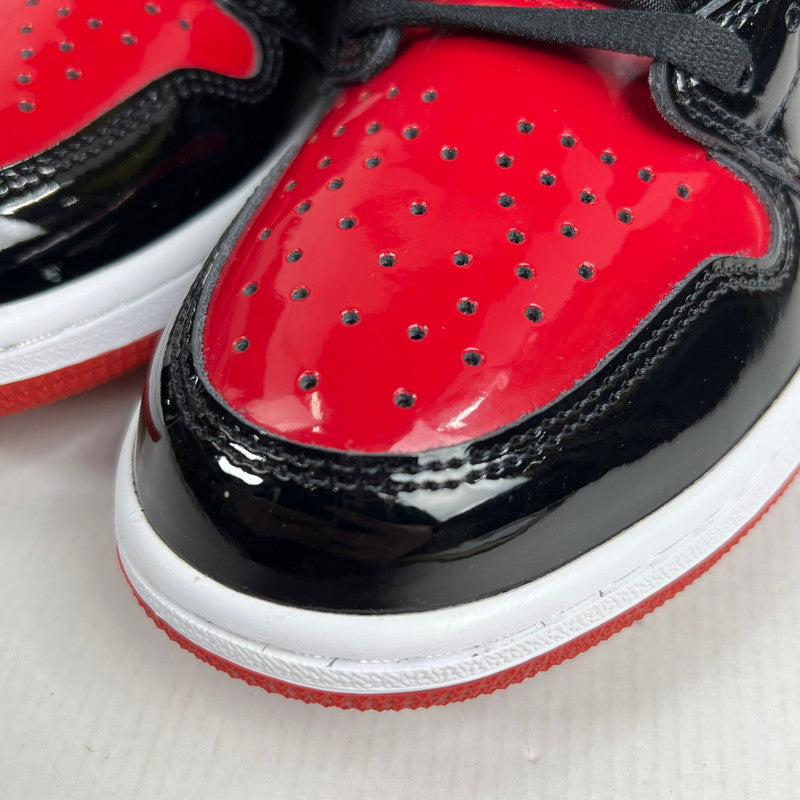 【中古美品】【メンズ】 NIKE ナイキ 555088-063 AIR JORDAN 1 HIGH OG " PATENT BREDエア ジョーダン 1 ハイ オージー パテント ブレッド靴 160-260619-mh-11-fuzh サイズ：27.5cm カラー：レッド ブラック 万代Net店