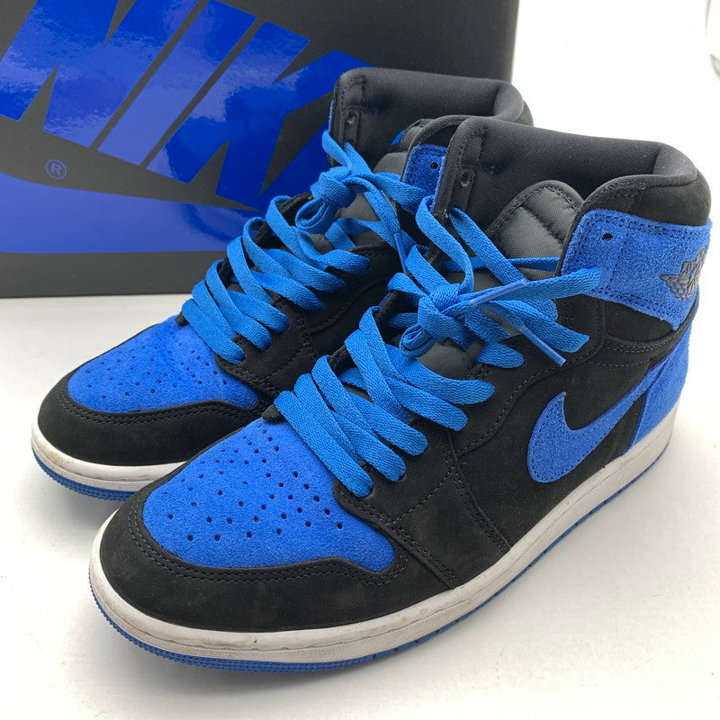 【中古品】【メンズ】 NIKE ナイキ DZ5485-042 AIR JORDAN 1 RETRO HIGH OG "ROYAL REIMAGINED" エアジョーダン 1 レトロ ハイ スニーカー 靴 160-260618-mh-23-fuzh サイズ：27.5cm カラー：ブラック ブルー 万代Net店