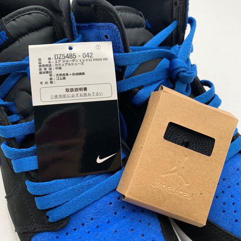 【中古品】【メンズ】 NIKE ナイキ DZ5485-042 AIR JORDAN 1 RETRO HIGH OG "ROYAL REIMAGINED" エアジョーダン 1 レトロ ハイ スニーカー 靴 160-260618-mh-23-fuzh サイズ：27.5cm カラー：ブラック ブルー 万代Net店