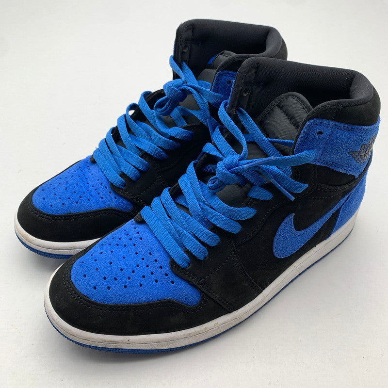 【中古品】【メンズ】 NIKE ナイキ DZ5485-042 AIR JORDAN 1 RETRO HIGH OG "ROYAL REIMAGINED" エアジョーダン 1 レトロ ハイ スニーカー 靴 160-260618-mh-23-fuzh サイズ：27.5cm カラー：ブラック ブルー 万代Net店