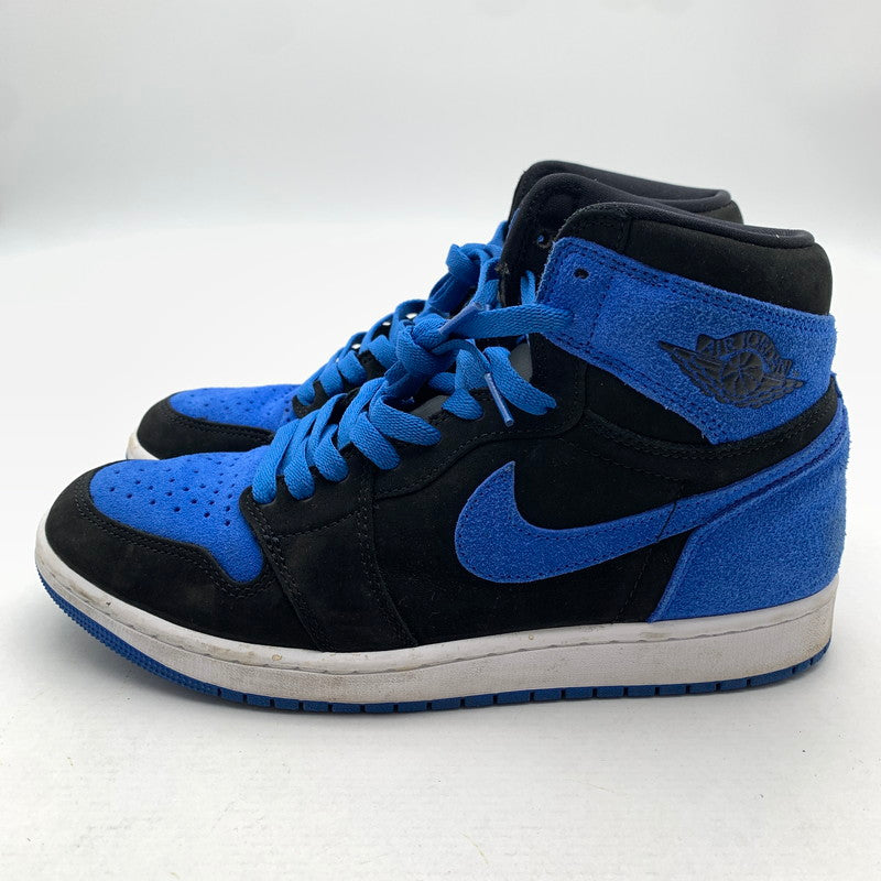 【中古品】【メンズ】 NIKE ナイキ DZ5485-042 AIR JORDAN 1 RETRO HIGH OG "ROYAL REIMAGINED" エアジョーダン 1 レトロ ハイ スニーカー 靴 160-260618-mh-23-fuzh サイズ：27.5cm カラー：ブラック ブルー 万代Net店
