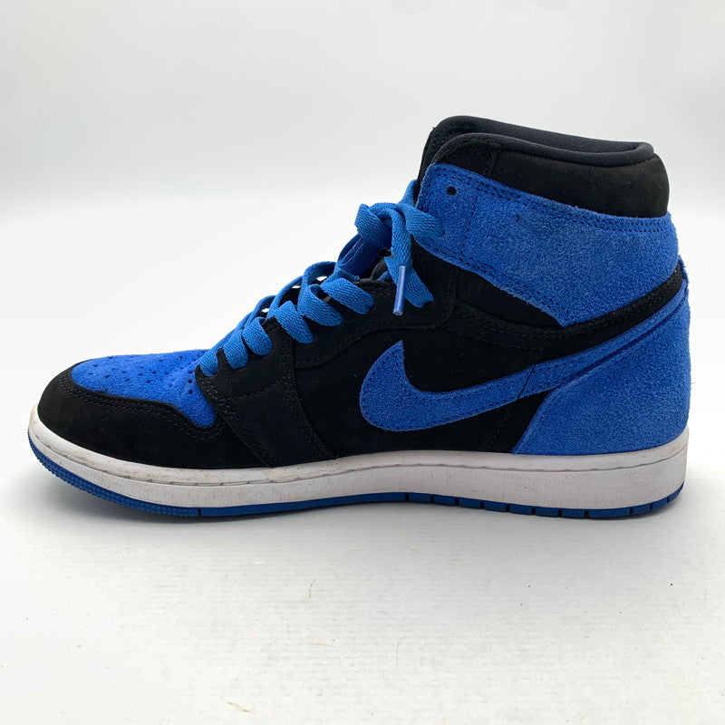 【中古品】【メンズ】 NIKE ナイキ DZ5485-042 AIR JORDAN 1 RETRO HIGH OG "ROYAL REIMAGINED" エアジョーダン 1 レトロ ハイ スニーカー 靴 160-260618-mh-23-fuzh サイズ：27.5cm カラー：ブラック ブルー 万代Net店