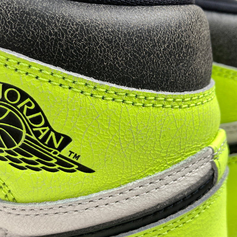 【中古品】【メンズ】 NIKE ナイキ AIR JORDAN1 HIGH OG エアジョーダン1 ハイ 555088-702 NEON YELLOW SIZE:27.5cm スニーカー 靴 160-260618-ky-12-fuzh 万代Net店