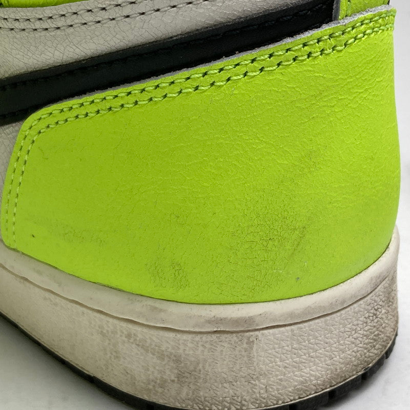 【中古品】【メンズ】 NIKE ナイキ AIR JORDAN1 HIGH OG エアジョーダン1 ハイ 555088-702 NEON YELLOW SIZE:27.5cm スニーカー 靴 160-260618-ky-12-fuzh 万代Net店