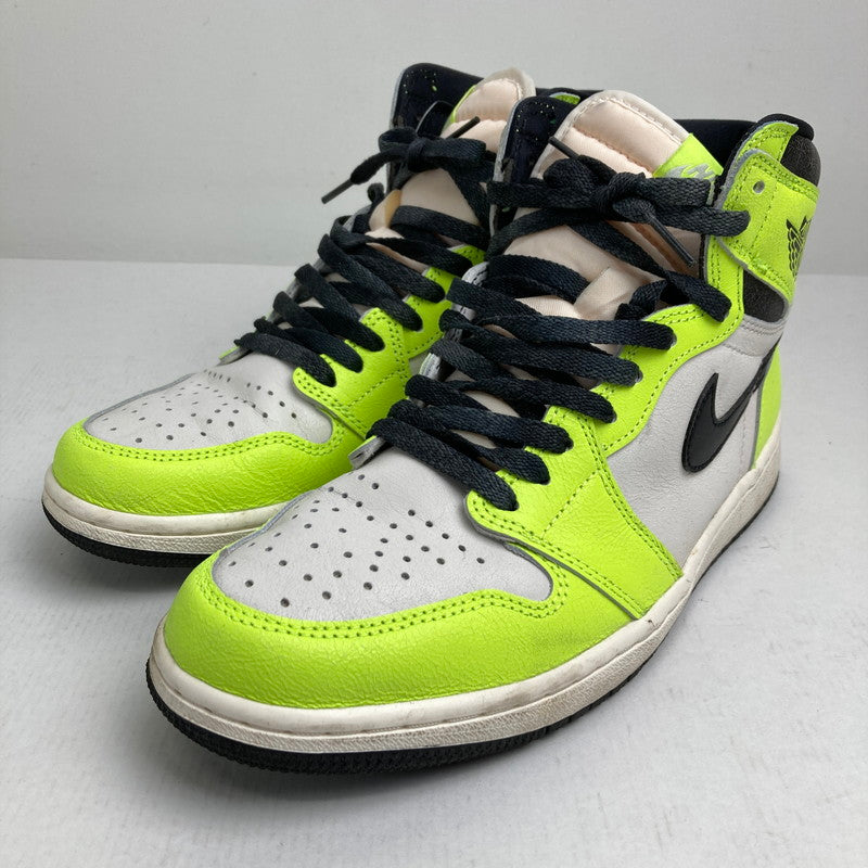【中古品】【メンズ】 NIKE ナイキ AIR JORDAN1 HIGH OG エアジョーダン1 ハイ 555088-702 NEON YELLOW SIZE:27.5cm スニーカー 靴 160-260618-ky-12-fuzh 万代Net店