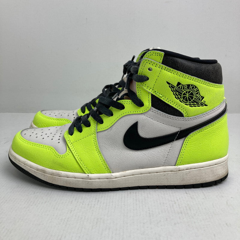 【中古品】【メンズ】 NIKE ナイキ AIR JORDAN1 HIGH OG エアジョーダン1 ハイ 555088-702 NEON YELLOW SIZE:27.5cm スニーカー 靴 160-260618-ky-12-fuzh 万代Net店