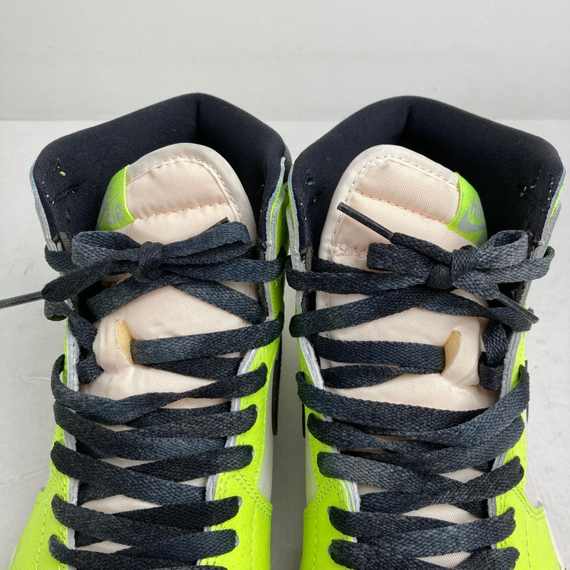 【中古品】【メンズ】 NIKE ナイキ AIR JORDAN1 HIGH OG エアジョーダン1 ハイ 555088-702 NEON YELLOW SIZE:27.5cm スニーカー 靴 160-260618-ky-12-fuzh 万代Net店