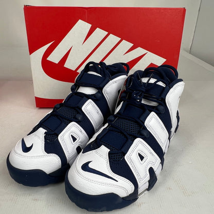 【中古美品】【メンズ】 NIKE ナイキ FQ8182-100 AIR MORE UPTEMPO 96 OLYMPIC エア モア アップテンポ 96 オリンピックスニーカー 靴 160-260619-mh-07-fuzh サイズ：27.5cm カラー：ネイビー ホワイト 万代Net店