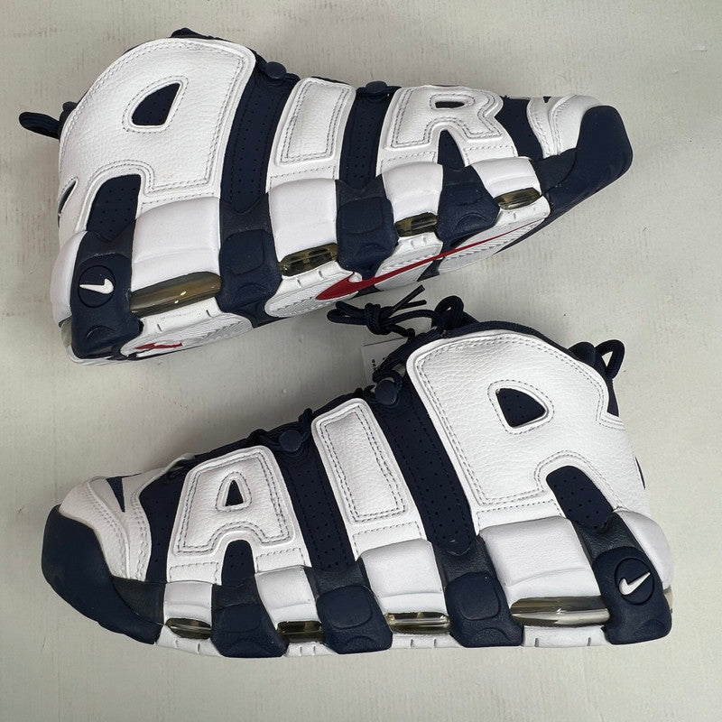 【中古美品】【メンズ】 NIKE ナイキ FQ8182-100 AIR MORE UPTEMPO 96 OLYMPIC エア モア アップテンポ 96 オリンピックスニーカー 靴 160-260619-mh-07-fuzh サイズ：27.5cm カラー：ネイビー ホワイト 万代Net店