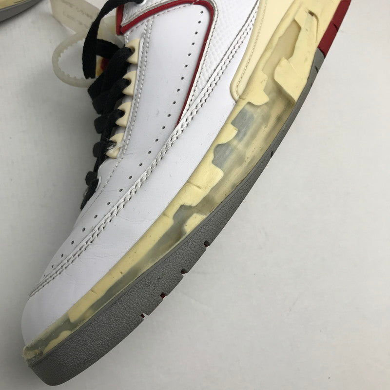 【中古品】【メンズ】 NIKE×OFF-WHITE ナイキ ×オフホワイト DJ4375-106 AIR JORDAN 2 RETRO LOW SP エアジョーダン2 レトロ WHITE SIZE:28.5cm スニーカー 靴 160-260618-ky-19-fuzh 万代Net店