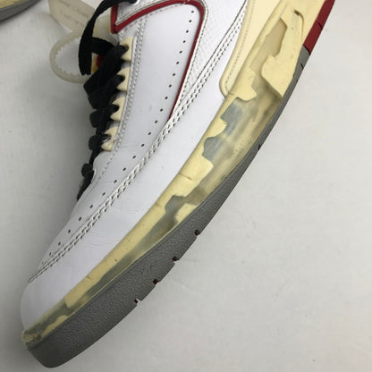 【中古品】【メンズ】 NIKE×OFF-WHITE ナイキ ×オフホワイト DJ4375-106 AIR JORDAN 2 RETRO LOW SP エアジョーダン2 レトロ WHITE SIZE:28.5cm スニーカー 靴 160-260618-ky-19-fuzh 万代Net店