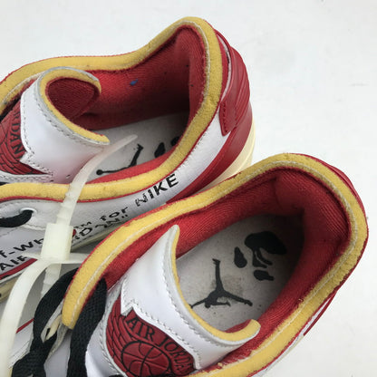 【中古品】【メンズ】 NIKE×OFF-WHITE ナイキ ×オフホワイト DJ4375-106 AIR JORDAN 2 RETRO LOW SP エアジョーダン2 レトロ WHITE SIZE:28.5cm スニーカー 靴 160-260618-ky-19-fuzh 万代Net店