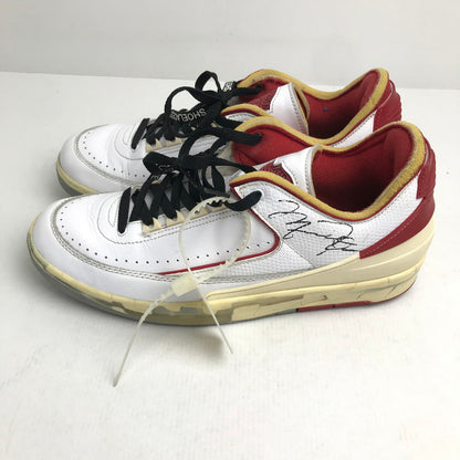 【中古品】【メンズ】 NIKE×OFF-WHITE ナイキ ×オフホワイト DJ4375-106 AIR JORDAN 2 RETRO LOW SP エアジョーダン2 レトロ WHITE SIZE:28.5cm スニーカー 靴 160-260618-ky-19-fuzh 万代Net店