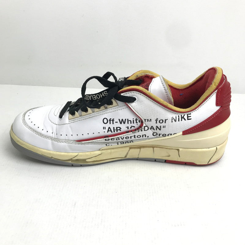 【中古品】【メンズ】 NIKE×OFF-WHITE ナイキ ×オフホワイト DJ4375-106 AIR JORDAN 2 RETRO LOW SP エアジョーダン2 レトロ WHITE SIZE:28.5cm スニーカー 靴 160-260618-ky-19-fuzh 万代Net店